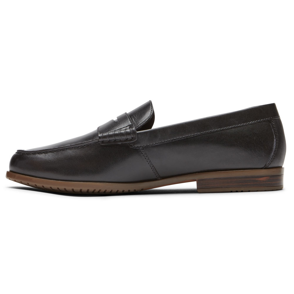 Mocassins Rockport Homem Pretas - Curtys Penny - 95702EAIC